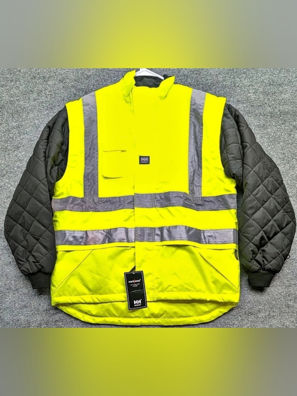 Helly Hansen Potsdam Liner Jacket XL Hi-Vis Yellow/Black Work Coat NWT